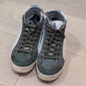 P448 Green High Top Sneakers